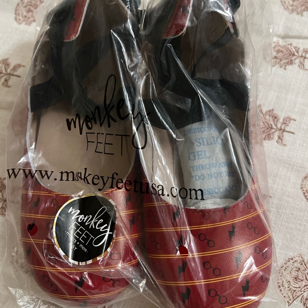 Monkey Feet Kids Harry Potter Bow Back Ballet Flats.